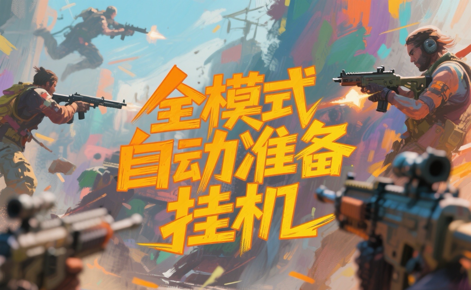 全模式自动准备挂机教程